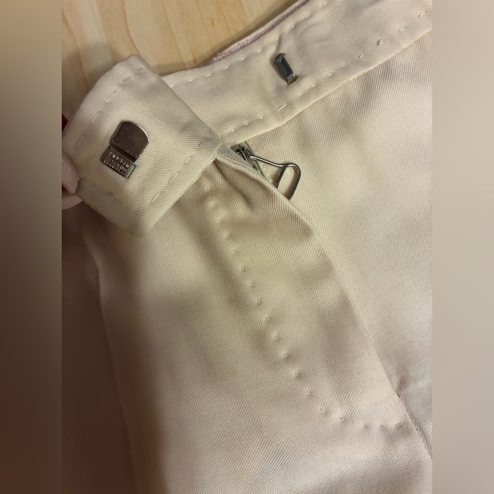 Stella McCartney Cream 100% Wool Tailored Flare Trousers Sz 40 US 4/6 - Picture 10 of 16